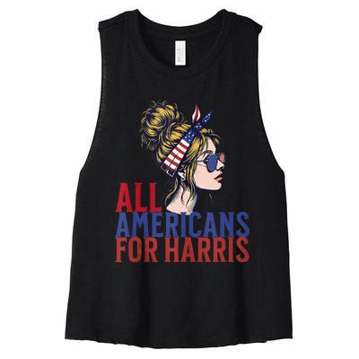 Kamala YouRe Fired Funny Anti Kamala Harris Election 2024 Women's Racerback Cropped Tank