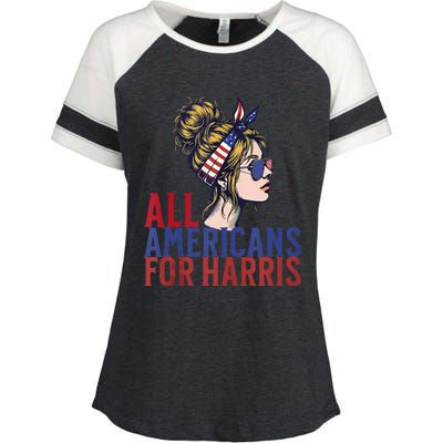 Kamala YouRe Fired Funny Anti Kamala Harris Election 2024 Enza Ladies Jersey Colorblock Tee