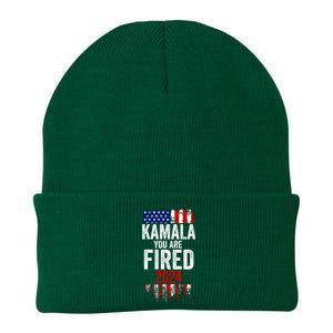 Kamala YouRe Fired Funny Anti Kamala Harris Election 2024 Knit Cap Winter Beanie