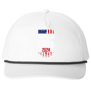 Kamala YouRe Fired Funny Anti Kamala Harris Election 2024 Snapback Five-Panel Rope Hat