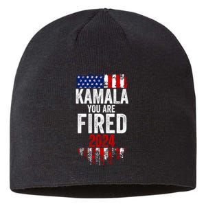 Kamala YouRe Fired Funny Anti Kamala Harris Election 2024 Sustainable Beanie