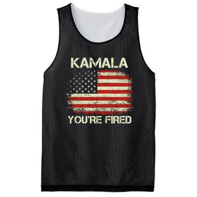 Kamala YouRe Fired Funny Anti Kamala Harris Election 2024 Mesh Reversible Basketball Jersey Tank