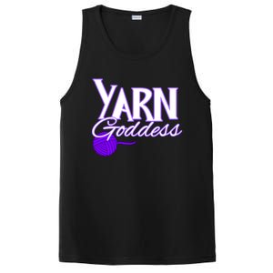 Knitting Yarn Goddess Crocheting Lovers Grandma Mom Funny Gift PosiCharge Competitor Tank