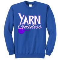 Knitting Yarn Goddess Crocheting Lovers Grandma Mom Funny Gift Sweatshirt