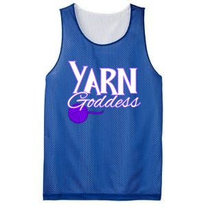 Knitting Yarn Goddess Crocheting Lovers Grandma Mom Funny Gift Mesh Reversible Basketball Jersey Tank