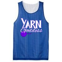 Knitting Yarn Goddess Crocheting Lovers Grandma Mom Funny Gift Mesh Reversible Basketball Jersey Tank