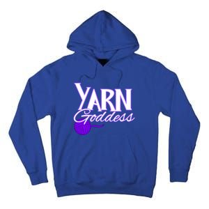 Knitting Yarn Goddess Crocheting Lovers Grandma Mom Funny Gift Tall Hoodie