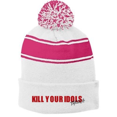 Kill Your Idols Thekla Stripe Pom Pom Beanie