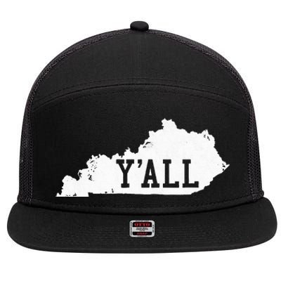 Kentucky YAll 7 Panel Mesh Trucker Snapback Hat