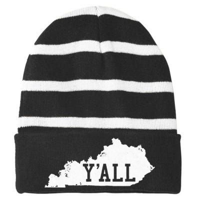 Kentucky YAll Striped Beanie with Solid Band