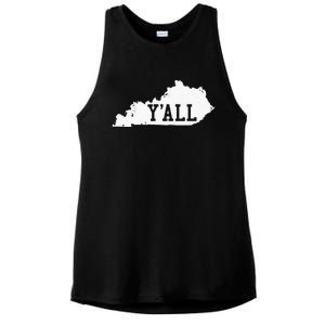 Kentucky YALL Ladies PosiCharge Tri-Blend Wicking Tank