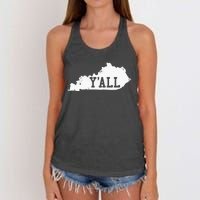 Kentucky YALL Women's Knotted Racerback Tank