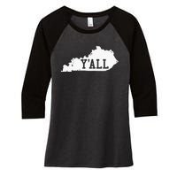 Kentucky YALL Women's Tri-Blend 3/4-Sleeve Raglan Shirt