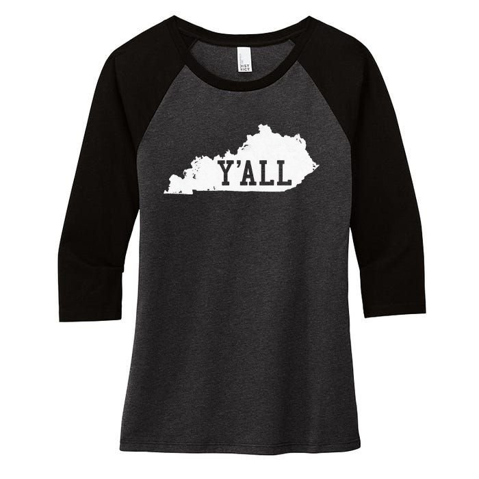 Kentucky YALL Women's Tri-Blend 3/4-Sleeve Raglan Shirt