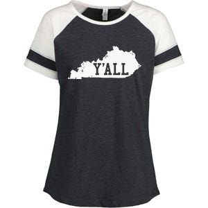 Kentucky YALL Enza Ladies Jersey Colorblock Tee