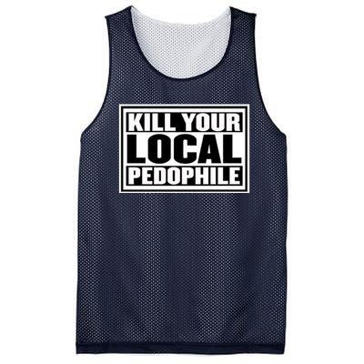 Kill Your Local Pedophile Mesh Reversible Basketball Jersey Tank