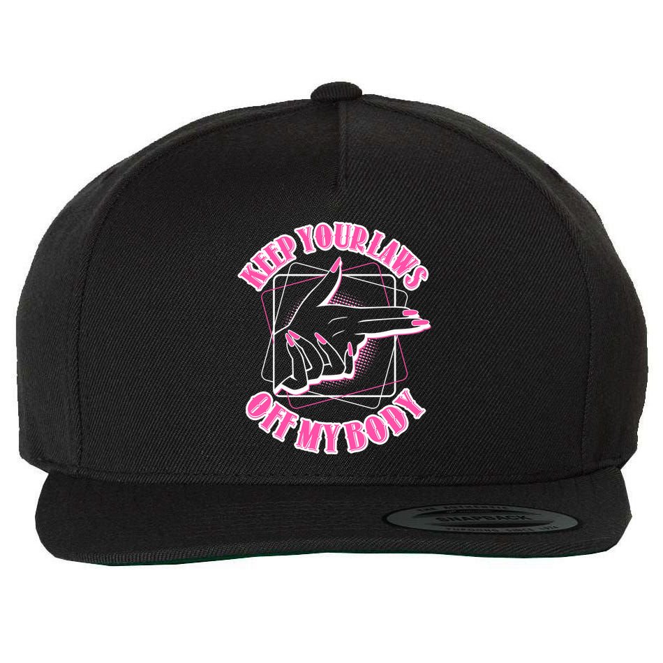 Keep Your Laws Off My Body Pro Roe Wool Snapback Cap
