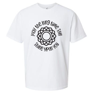 Kundalini Yoga May The Long Time Sun Shine Upon You Sueded Cloud Jersey T-Shirt