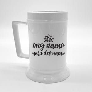 Kundalini Yoga Ong Namo Guru Dev Namo Beer Stein