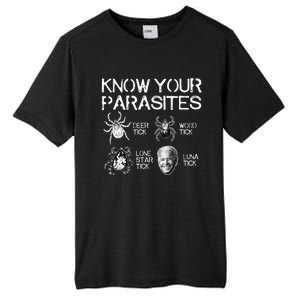 Know Your Parasites Tick Biden (on back) Classic Tall Fusion ChromaSoft Performance T-Shirt