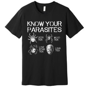 Know Your Parasites Tick Biden (on back) Classic Premium T-Shirt