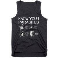 Know Your Parasites Tick Biden (on back) Classic Tank Top