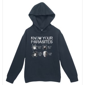 Know Your Parasites Tick Biden (on back) Classic Urban Pullover Hoodie