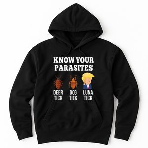 Know Your Parasites Antitrump Funny Luna Tick Resist Hoodie