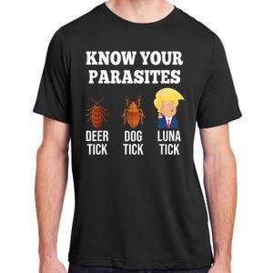 Know Your Parasites Antitrump Funny Luna Tick Resist Adult ChromaSoft Performance T-Shirt