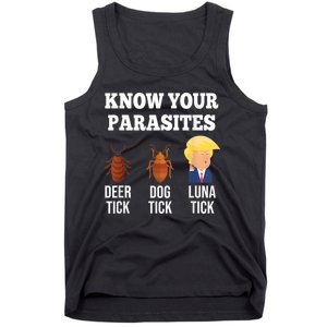 Know Your Parasites Antitrump Funny Luna Tick Resist Tank Top