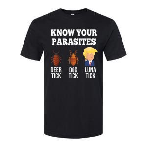 Know Your Parasites Antitrump Funny Luna Tick Resist Softstyle CVC T-Shirt