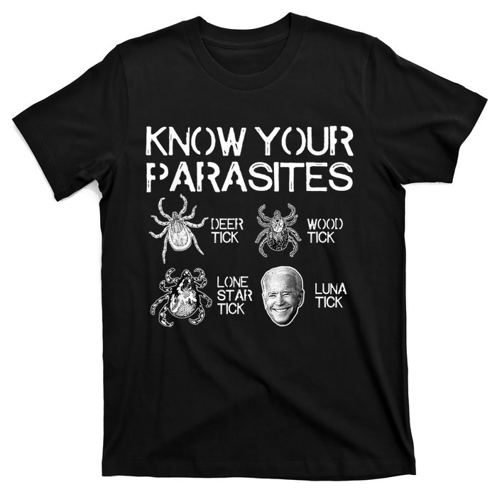 Know Your Parasites Tick Biden (On Back) Classic T-Shirt