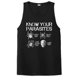 Know Your Parasites Tick Biden (On Back) Classic PosiCharge Competitor Tank