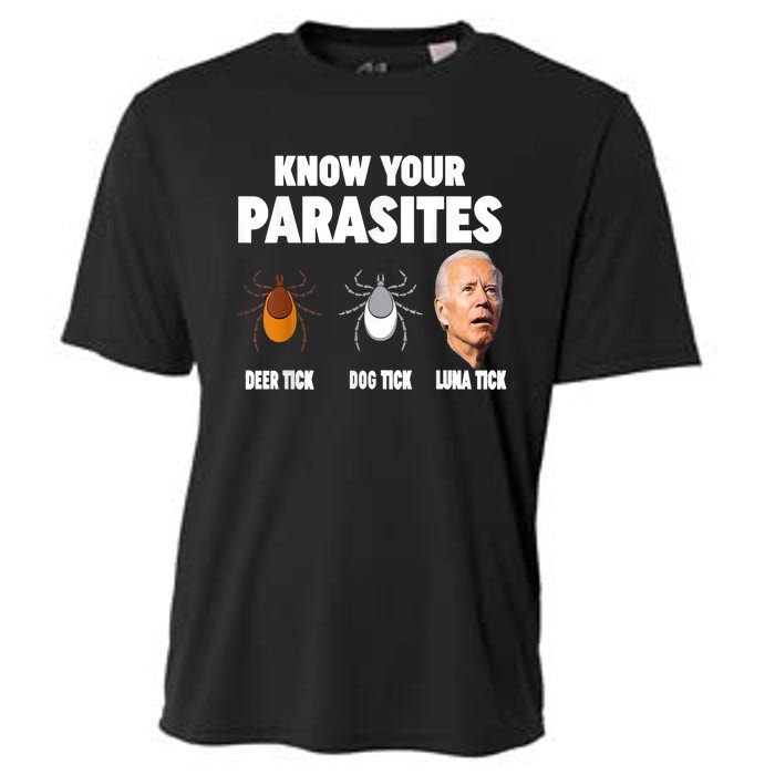 Know Your Parasites Anti Joe Biden Cooling Performance Crew T-Shirt