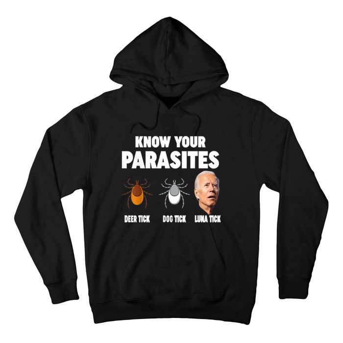 Know Your Parasites Anti Joe Biden Hoodie