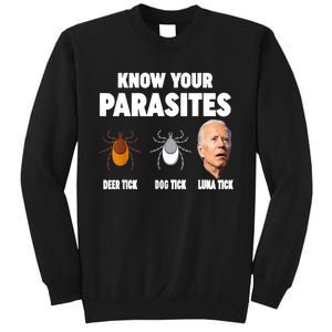 Know Your Parasites Anti Joe Biden Sweatshirt