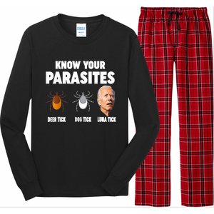 Know Your Parasites Anti Joe Biden Long Sleeve Pajama Set