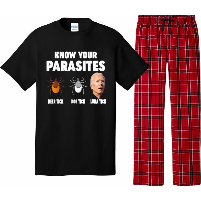 Know Your Parasites Anti Joe Biden Pajama Set