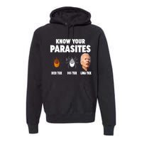 Know Your Parasites Anti Joe Biden Premium Hoodie