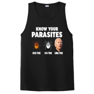 Know Your Parasites Anti Joe Biden PosiCharge Competitor Tank