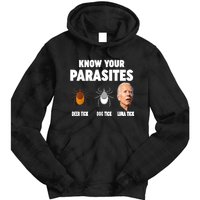 Know Your Parasites Anti Joe Biden Tie Dye Hoodie