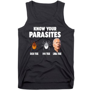 Know Your Parasites Anti Joe Biden Tank Top