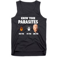 Know Your Parasites Anti Joe Biden Tank Top