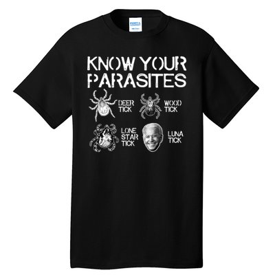 Know Your Parasites Tick Biden Tall T-Shirt