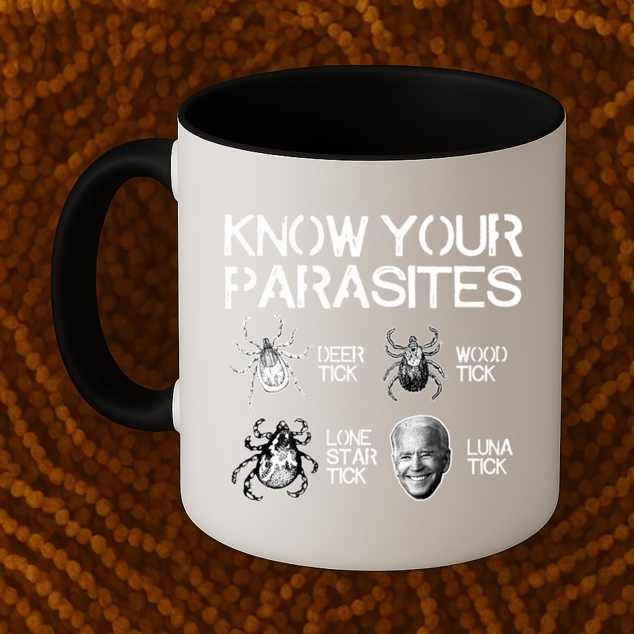 Know Your Parasites Tick Biden Mug
