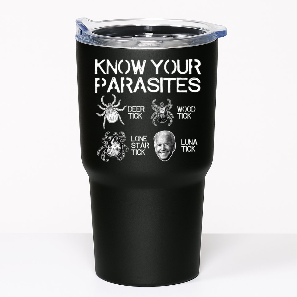 Know Your Parasites Tick Biden Tumbler