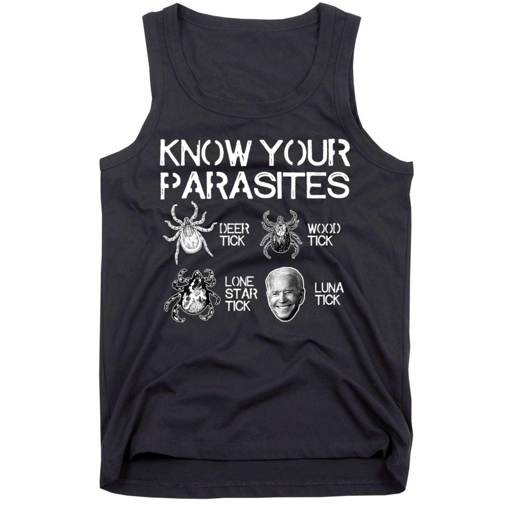 Know Your Parasites Tick Biden Tank Top