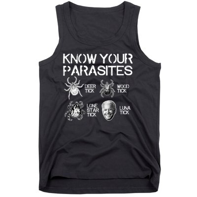 Know Your Parasites Tick Biden Tank Top