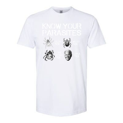 Know Your Parasites Tick Biden Softstyle CVC T-Shirt