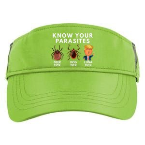 Know Your Parasites Deer Tick Dog Tick Luna Tick Anti Trump Adult Drive Performance Visor